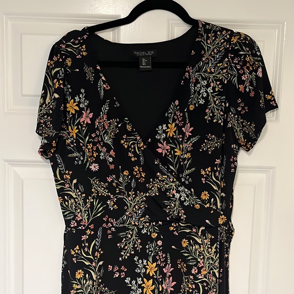 NWOT Rachel Zoe floral wrap dress - Picture 3 of 3